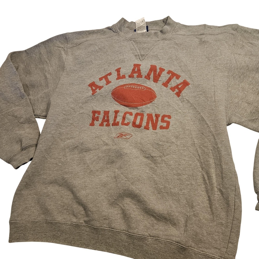 Atlanta Falcons Sweatshirt‎ Mens Medium NFL Football Crewneck Pullover Reebok